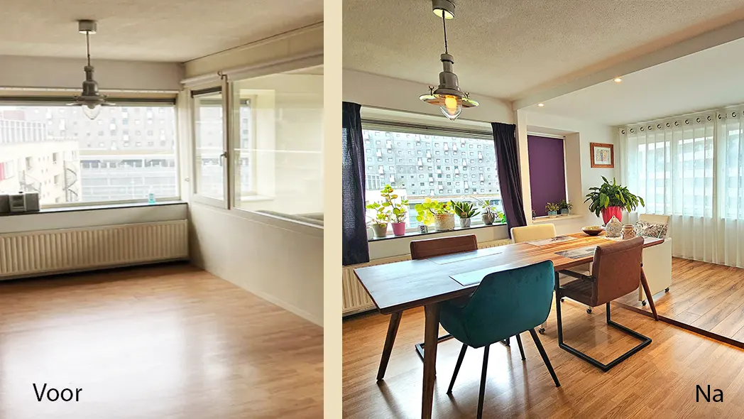 vergroting woonkamer